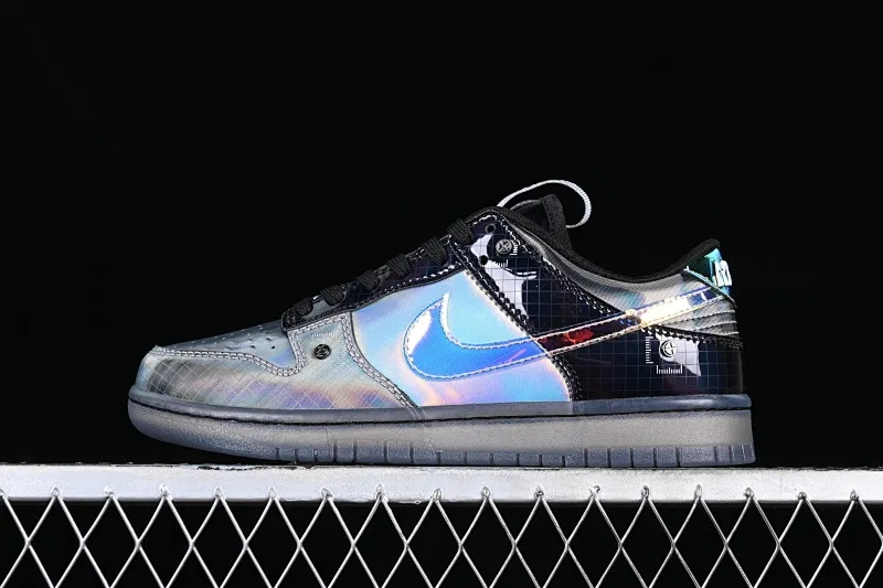 All categories Nk SB Dunk series Nk SB Dunk Low low-top sneakers Nk Dunk Low "Hyperflat" black, gray, and yellow laser gradient SB low-top casual sneakers FV3617-001